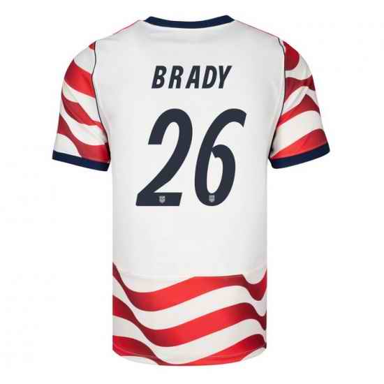 USA 2026 FIFA World Cup Soccer White Jersey Set ( Have Shorts ) Chris Brady #26